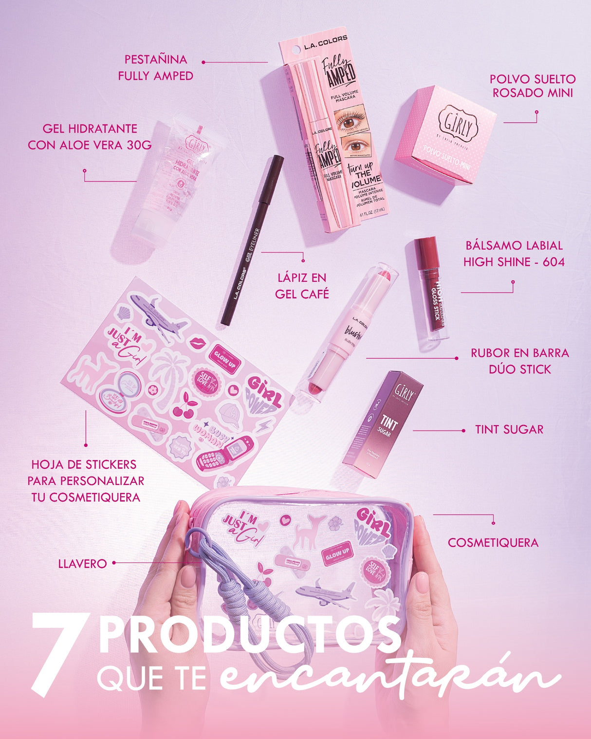 KIT COLLAB GIRLY- L.A. COLORS